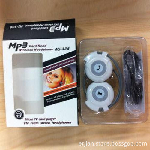 Headset with Good Sound Quality Wireless Card Reader, Colorful Sports MP3 with FM Radio Functions